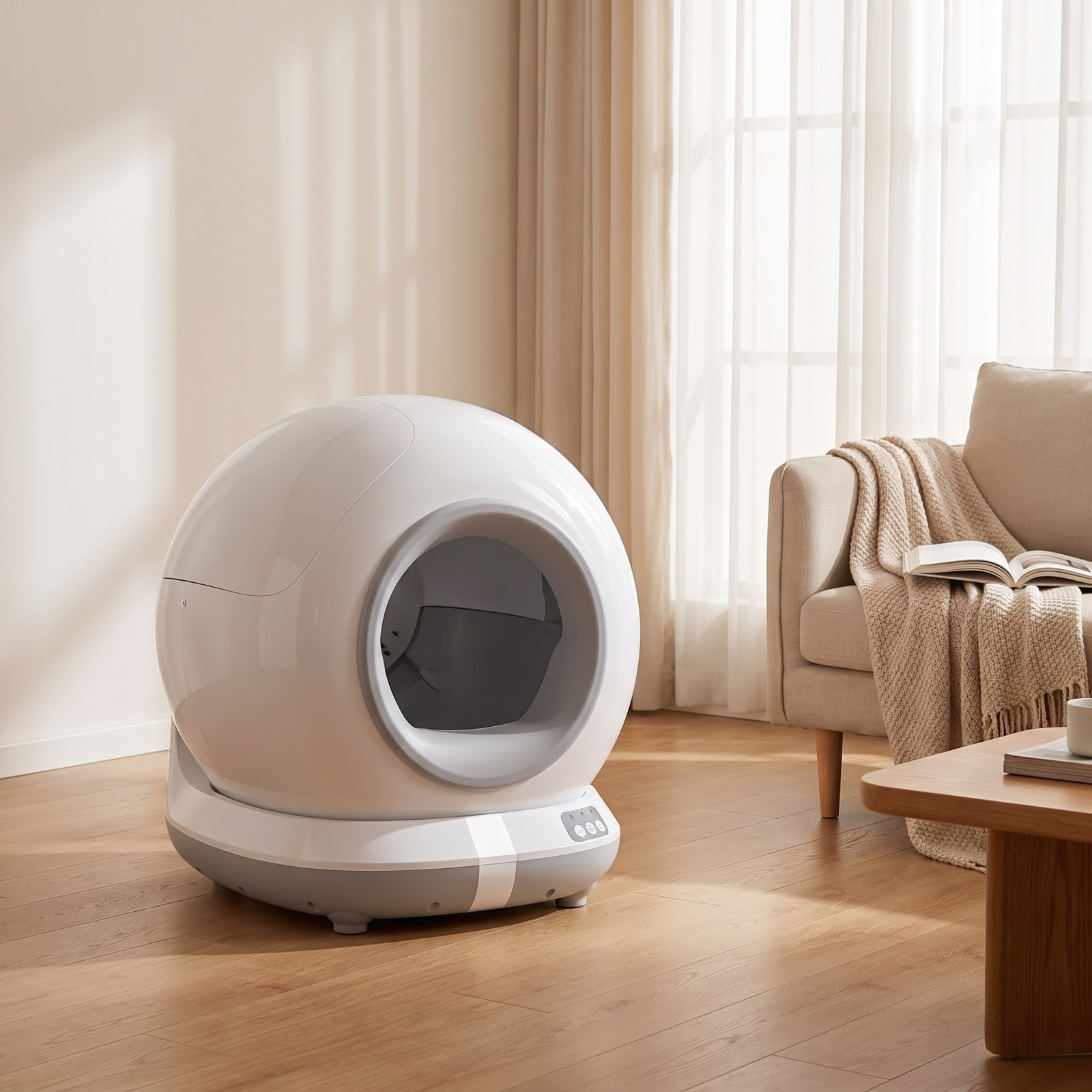 Litière automatique NOMA MAX dans un intérieur moderne